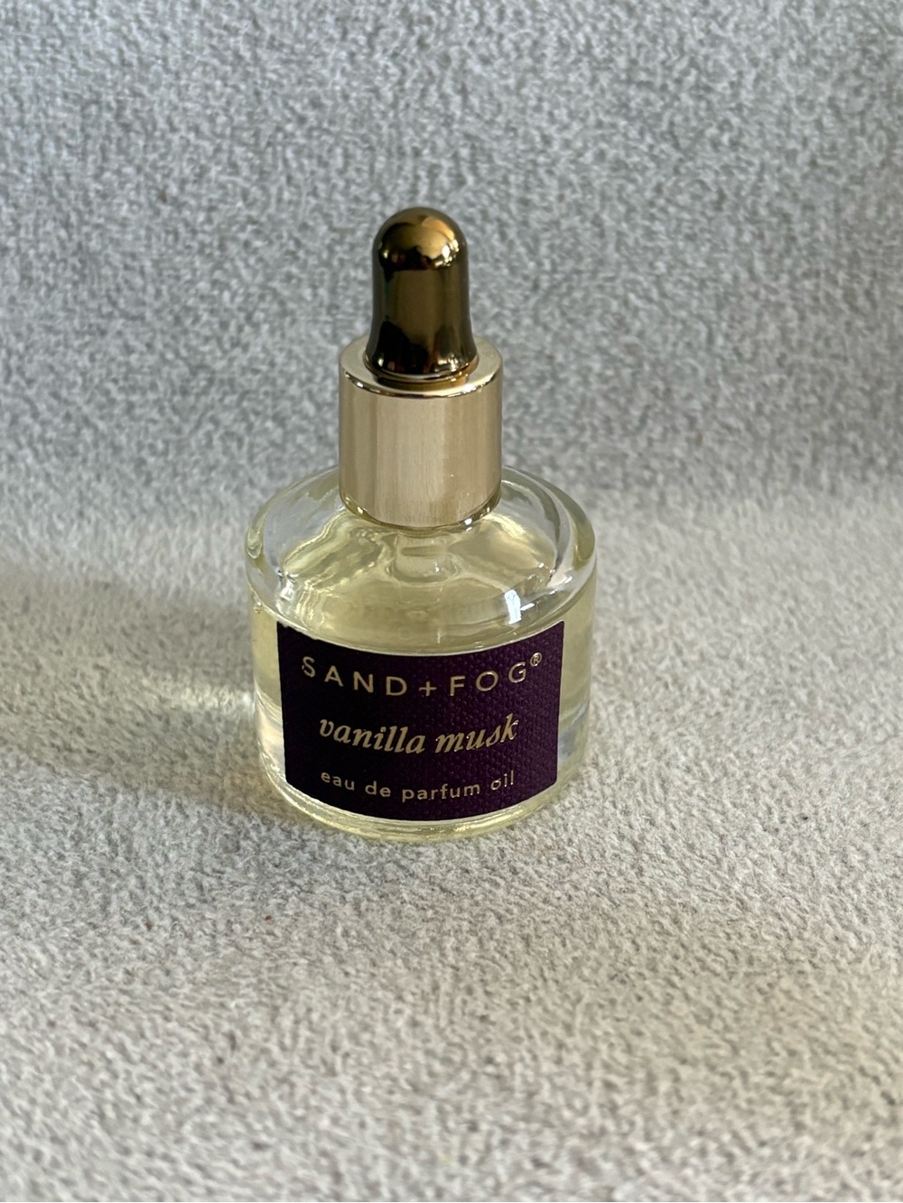 SAND+FOG Vanilla Musk Eau de Parfum Oil 10ml Brand New!!